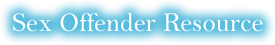 Sex Offender Resource Logo